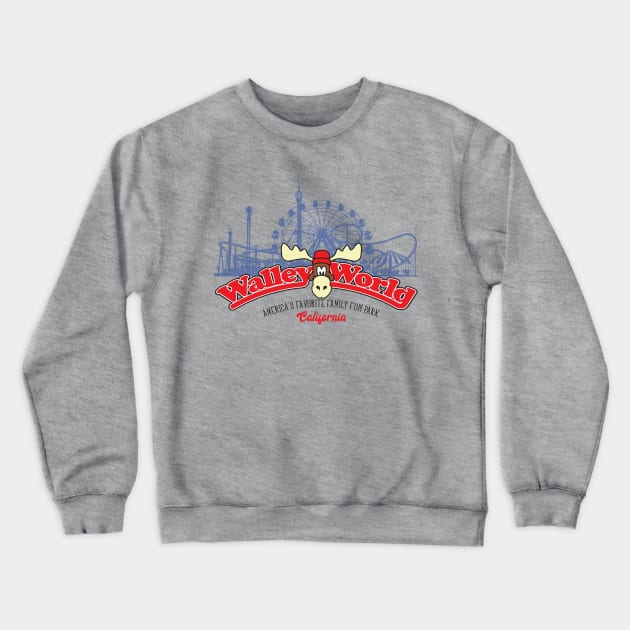 Walley World Crewneck Sweatshirt by MindsparkCreative